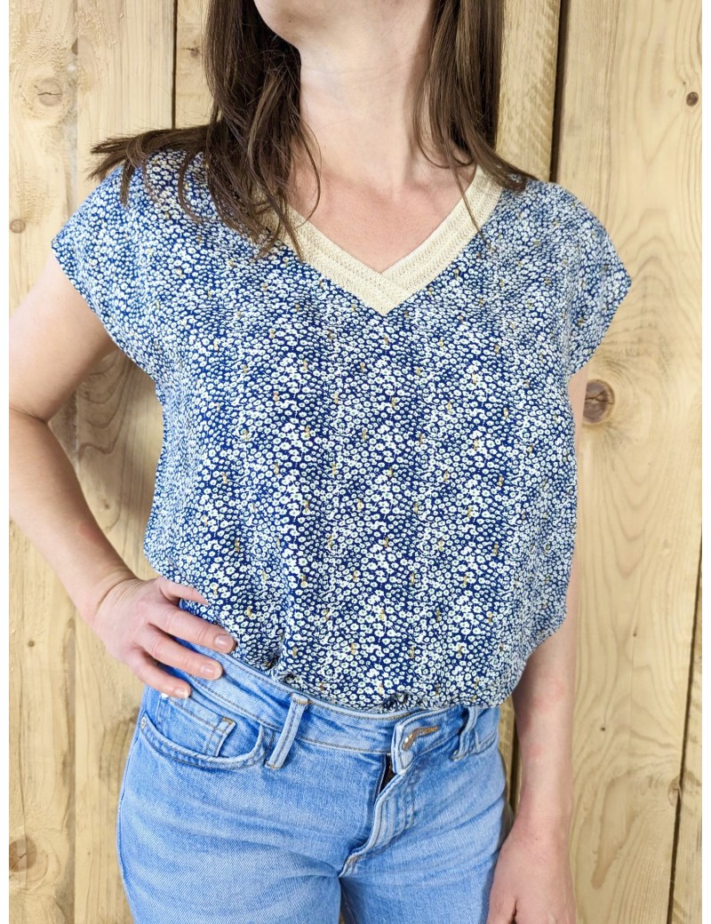 IT HIPPIE Tee Shirt Marine