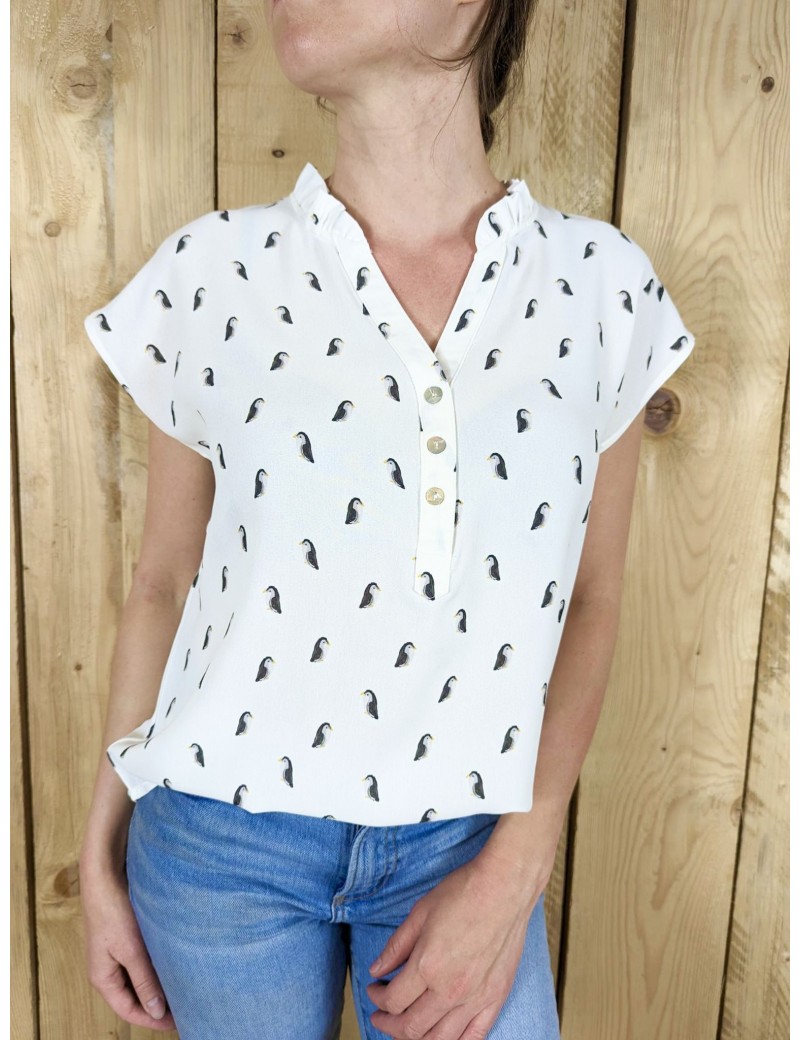 SARAH JOHN / MUSY MUSE Tee-shirt pingouin